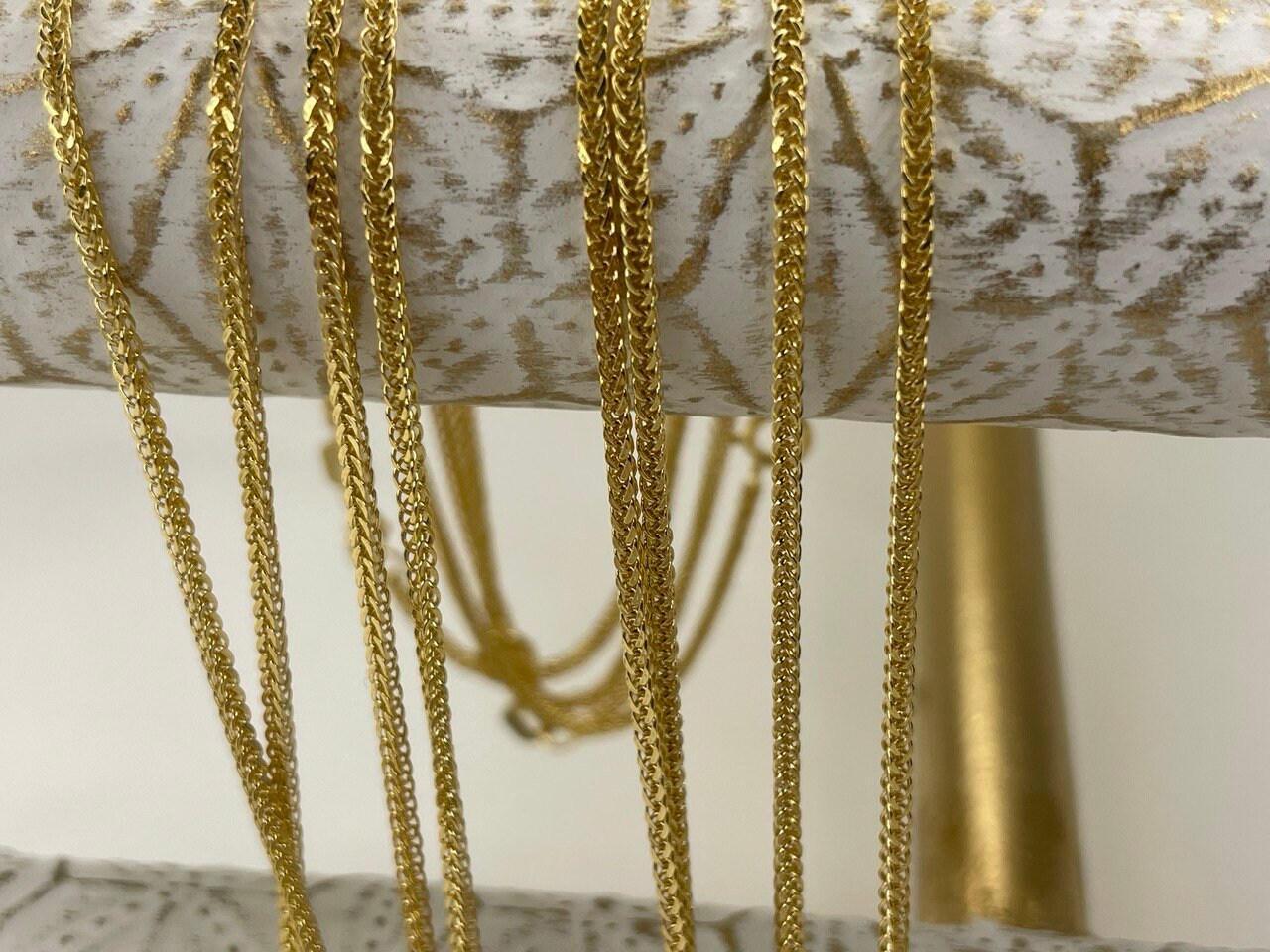 18K GOLD FRANCO (1.5mm), Real Gold ,Christmas Gift, Birthday Gift, For Her, For Him, Girlfriend Gift, Boyfriend Gift, Franco Chain Gold.