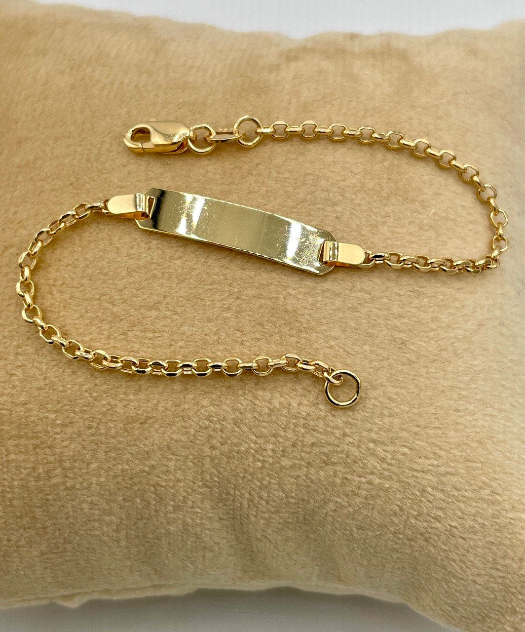 18K Solid Gold Cable Bracelet, Yellow 18K Gold Cable Links Bracelet,1.4mm Thick Real Gold Cable Bracelet for Men/Women,Gifts for Him/Her!