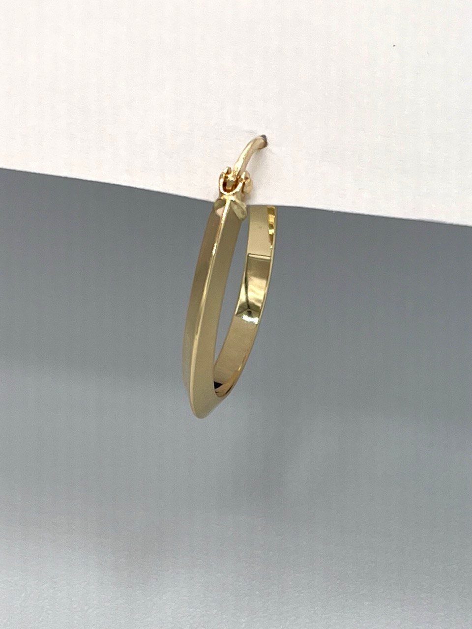 18K Real Gold Thick Hoop Earrings, Chunky Hoops, Polished Chunky Gold Hoop Earrings, Hoops for Women,18K Gold Hoop Earrings Gift for Her.