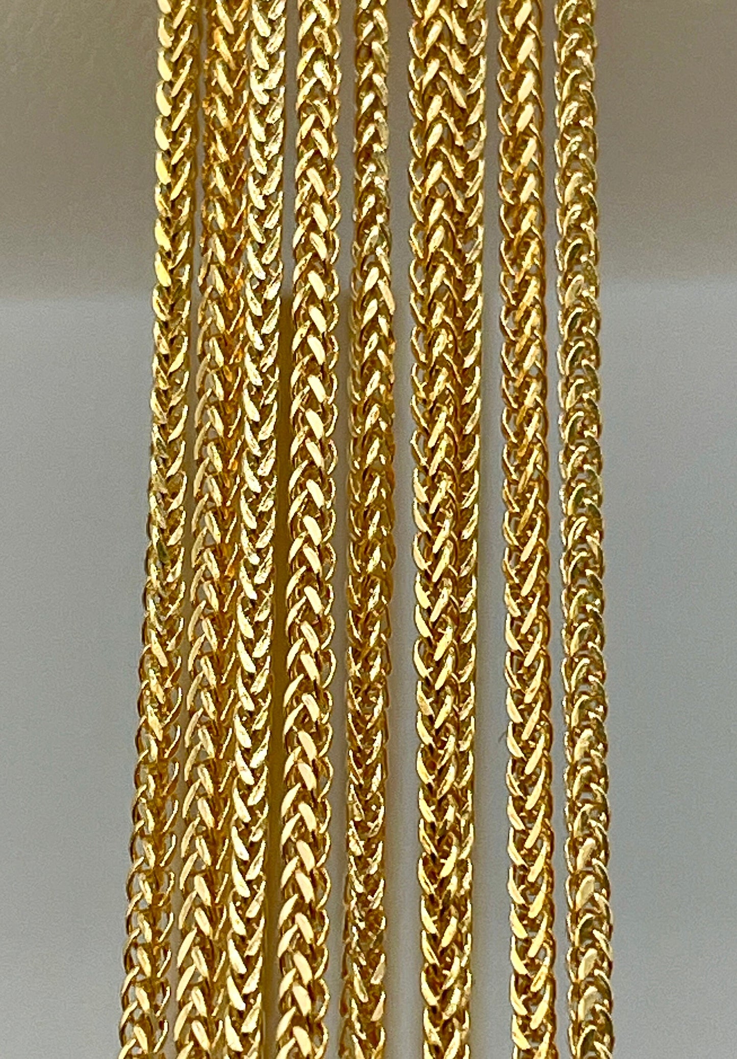 18K GOLD FRANCO (1 mm),Real Gold ,Birthday Gift, Christmas Gift, For Her, For Him, Boyfriend Gift, Girlfriend Gift, Franco Chain Gold .