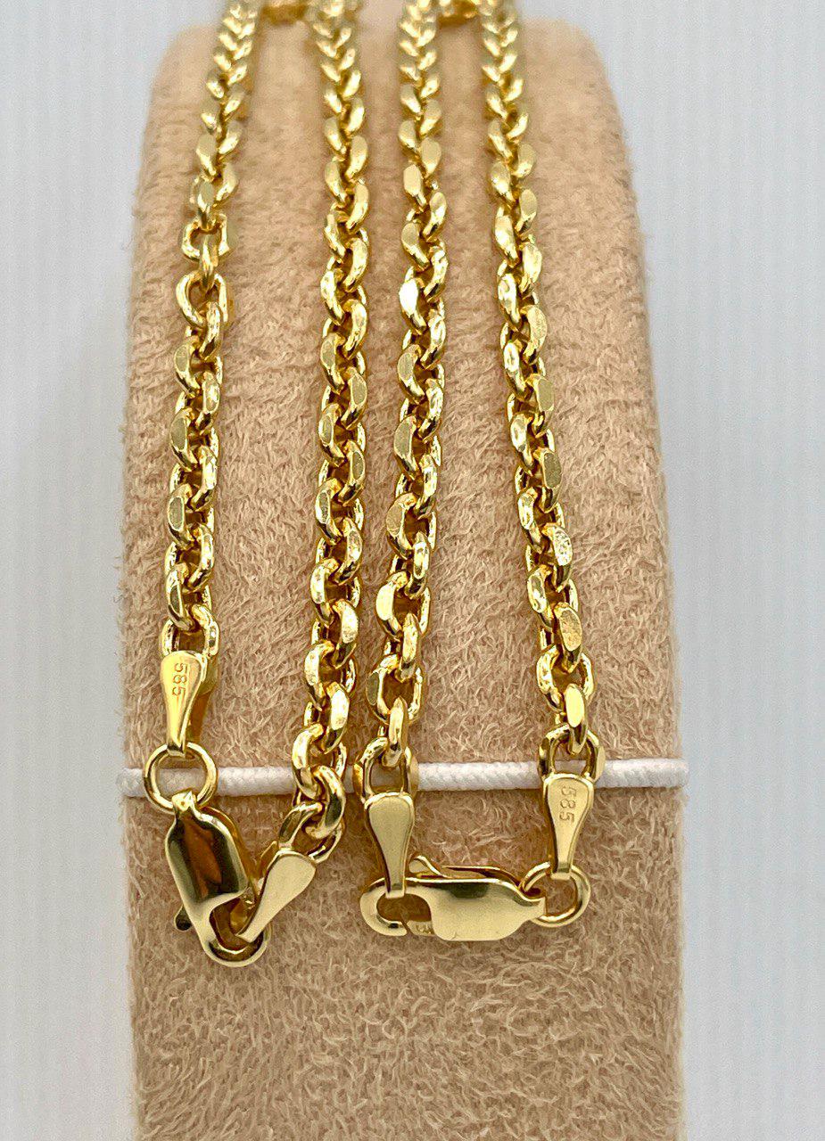 14K Solid Gold Rolo Bracelet, Real 14K Gold Rolo Chain Bracelet,Yellow Gold Bracelet for Men/Women,14K Gold Bracelet 4mm 4.5mm - 7.5", Gift!