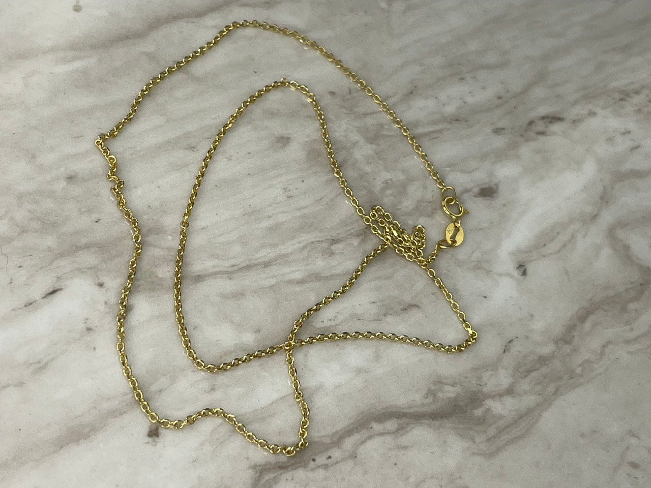 18k Real  GOLD  CABLE SOLID chain, Real Gold, Christmas Gift ,Solid 18k Gold ,Yellow gold ,unisex Gift ,Birthday Gift, anniversary Gift.