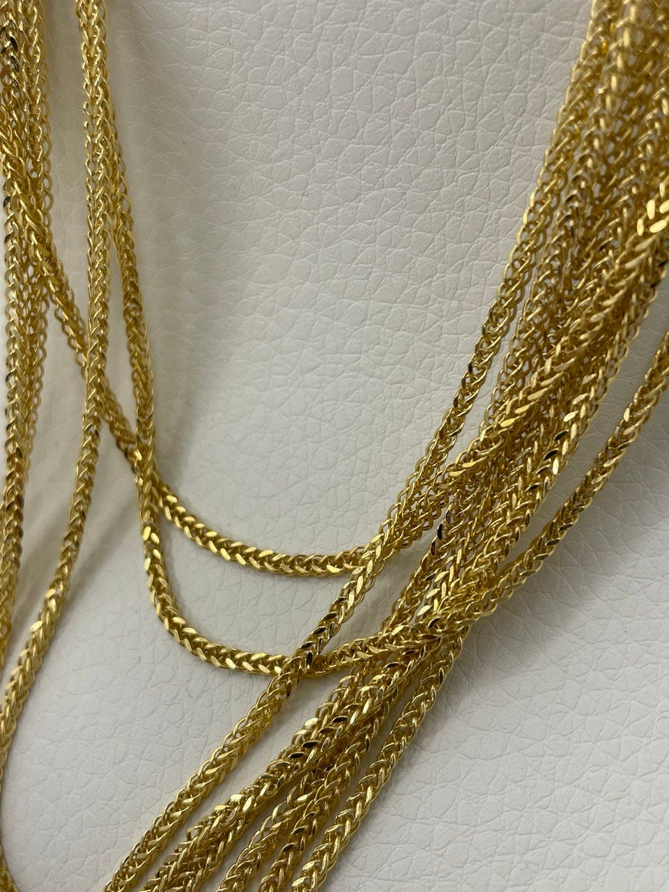 18K GOLD FRANCO(1.5mm)NECKLACE, Real Gold,Christmas Gift,Anniversary Gift, Birthday Gift, For Her, For Him, Boyfriend Gift, Girlfriend Gift.