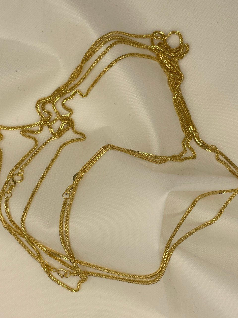 18K GOLD FRANCO (1.5mm), Real Gold ,Christmas Gift, Birthday Gift, For Her, For Him, Girlfriend Gift, Boyfriend Gift, Franco Chain Gold.