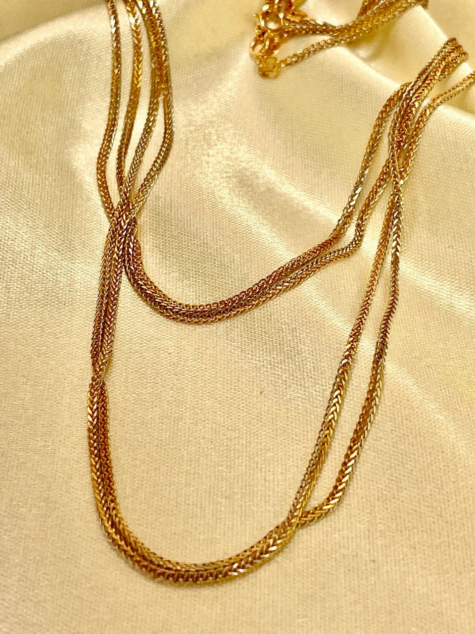 18K GOLD FRANCO(1.2mm) NECKLACE Chain,Real Gold,Rose Gold,For Him,For Her,Birthday Gift,Gift For Dad,Gift For Mom,Girlfriend Gift.