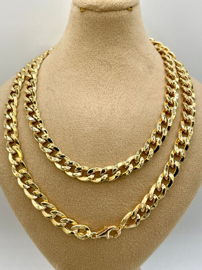 18k GOLD Curb(7.5mm), link Chain Necklace ,18kReal Gold curb,christmas Gift,Unisex Gold chain,18k GOLD Chain,Birthday Gift,Ladies 18 Gold.