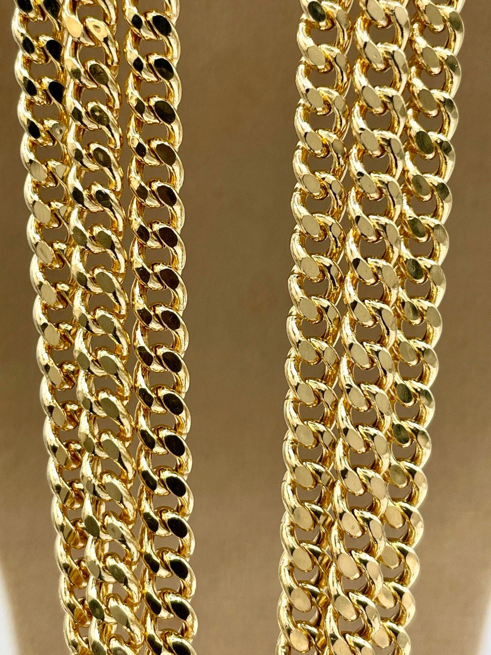 18K GOLD CURB NECKLACE (4.2mm)Solid Gold,Real Gold,Necklace Chain,For Her,For Him,Birthday Gift,Christmas Gift,Gift For Dad,Gift For Mom.