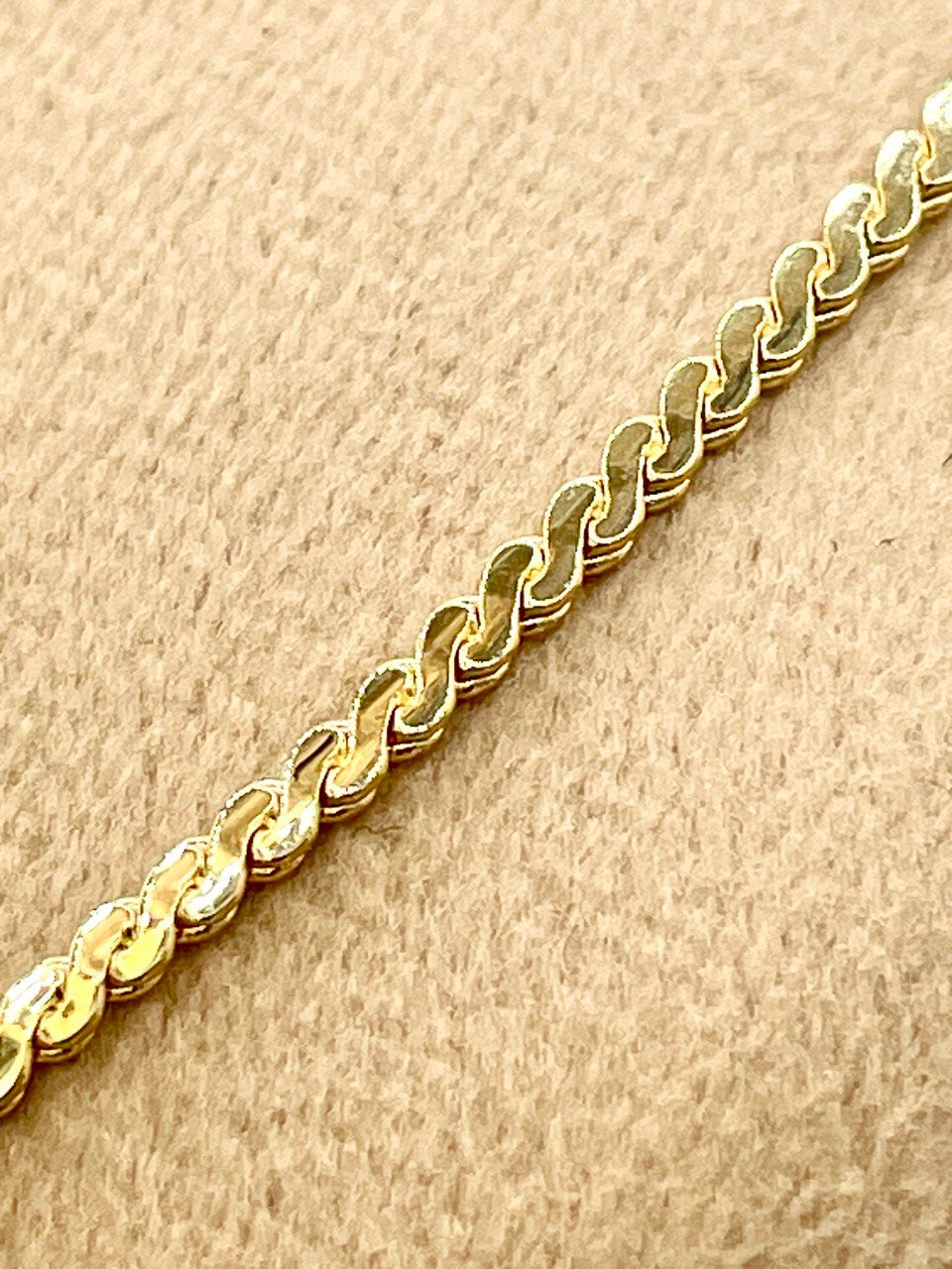18K GOLD CURB (2.3mm)NECKLACE,Real Gold,Yellow Gold,Solid Gold,Birthday Gift,Partner Gift,For Her,For Him,New StyleGift For Dad,Gift For Mom