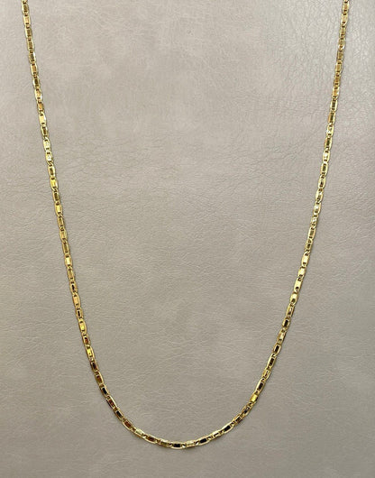 14k Gold ANCHOR CHAIN Necklace,3mm ,Mariner chain Active, 14k Real Gold chain, 14k Gold Mariner necklace ,gift necklace, Christmas Gift