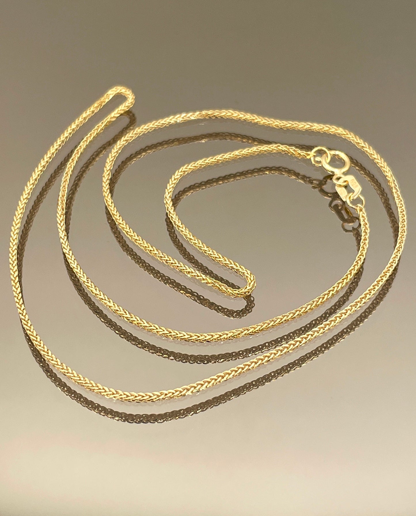 18K GOLD FRANCO (1 mm),Real Gold ,Birthday Gift, Christmas Gift, For Her, For Him, Boyfriend Gift, Girlfriend Gift, Franco Chain Gold .