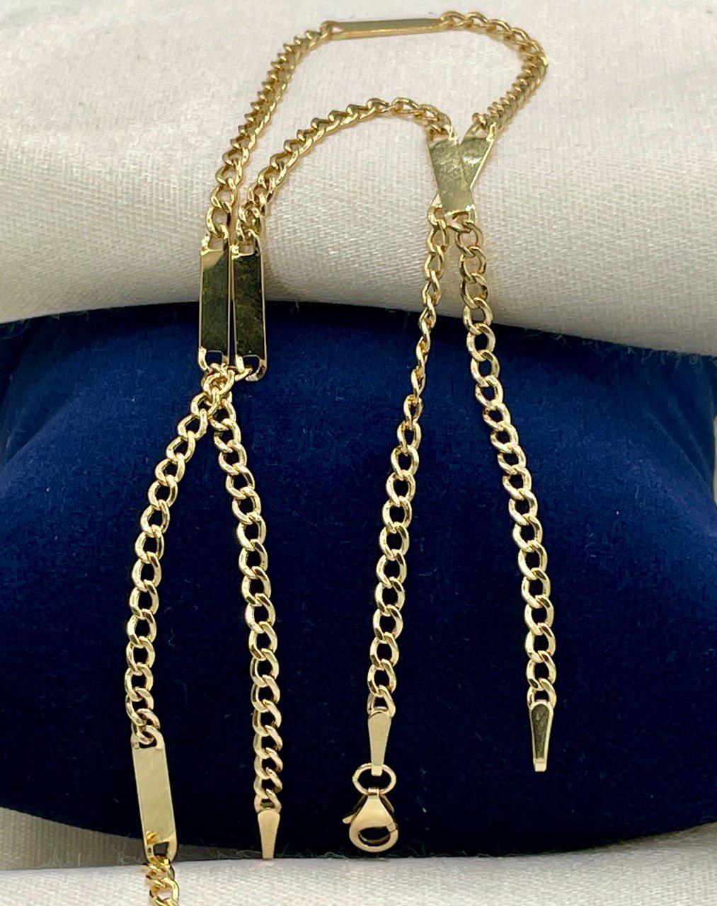 14K Solid Gold Vintage Style/Miami Cuban Link Chain Bracelet/14K Cuban Bracelet/2.5mm,8" Link Cuban Chain Men&Woman/Birthday Gift