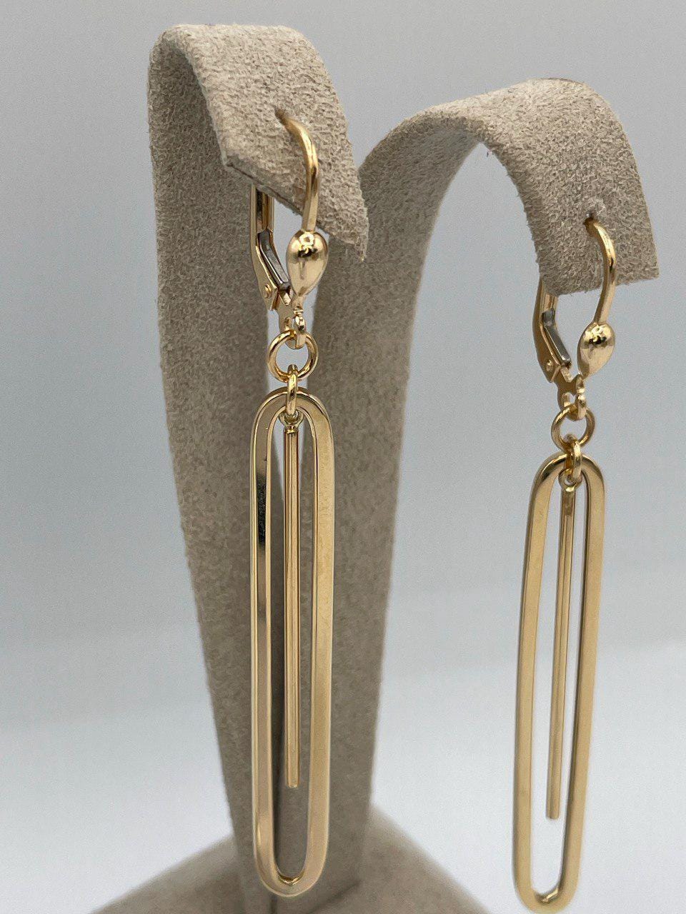 18k Gold Hoop Earrings Extravaganza: Unveiling  Hoop Earrings - Elevate Your Style with Bold Sophistication,Real Gold Women/Girl