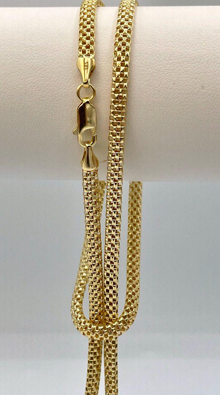 14Karat Gold Snake Necklace Chain,Real 14Karat Gold,Yellow Gold(4mm)Thick,Birthday Gift, Gift For Men/Women,Anniversary Gift,Gift FOR Mom.