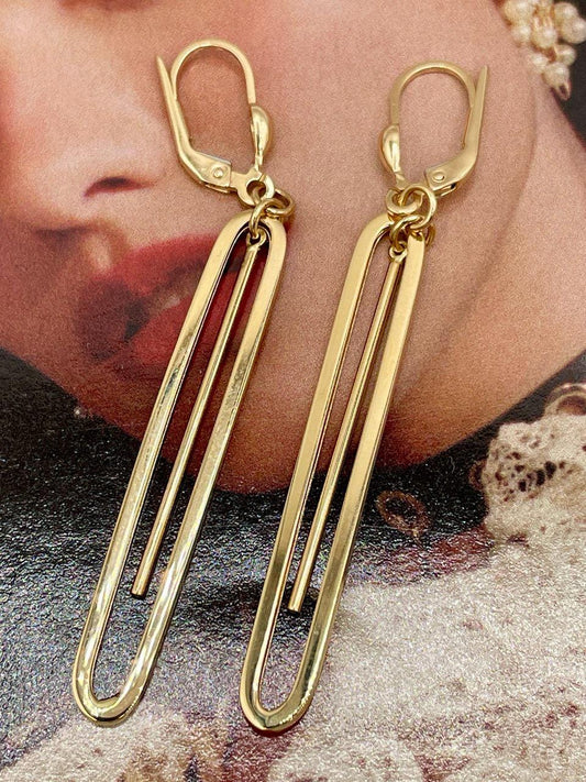 18k Gold Hoop Earrings Extravaganza: Unveiling  Hoop Earrings - Elevate Your Style with Bold Sophistication,Real Gold Women/Girl