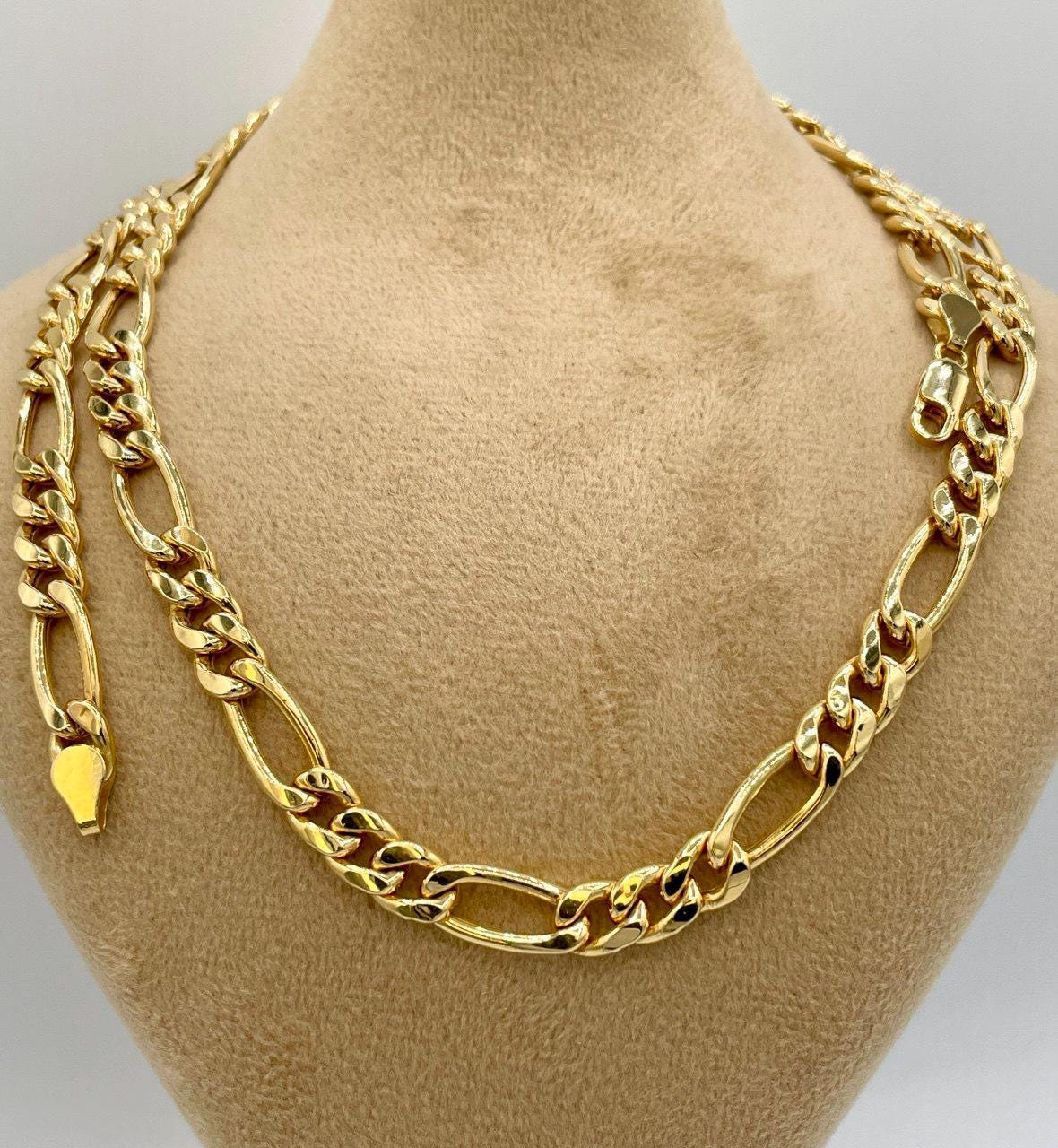 chunky figaro chain gold
