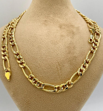 chunky figaro chain gold