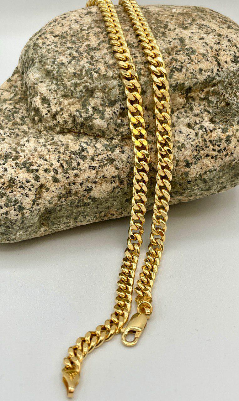 14K Solid Gold Curb Bracelet, Real Gold Curb Bracelet,(5mm) Width, Solid Link Gold, Chunky Gold, Birthday Gift For Her/Him!