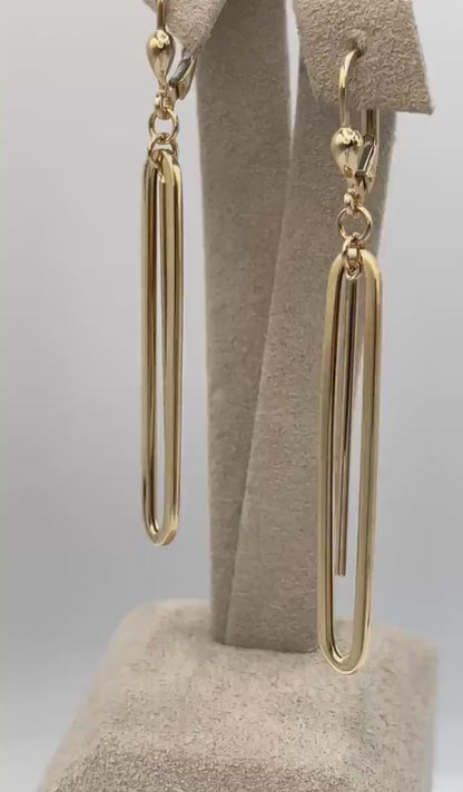 18k Gold Hoop Earrings Extravaganza: Unveiling  Hoop Earrings - Elevate Your Style with Bold Sophistication,Real Gold Women/Girl